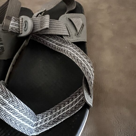 Chaco Classic Womens Gray Multicolor Hiking Jacquard Strappy Sandals Size 10 - Picture 3 of 8